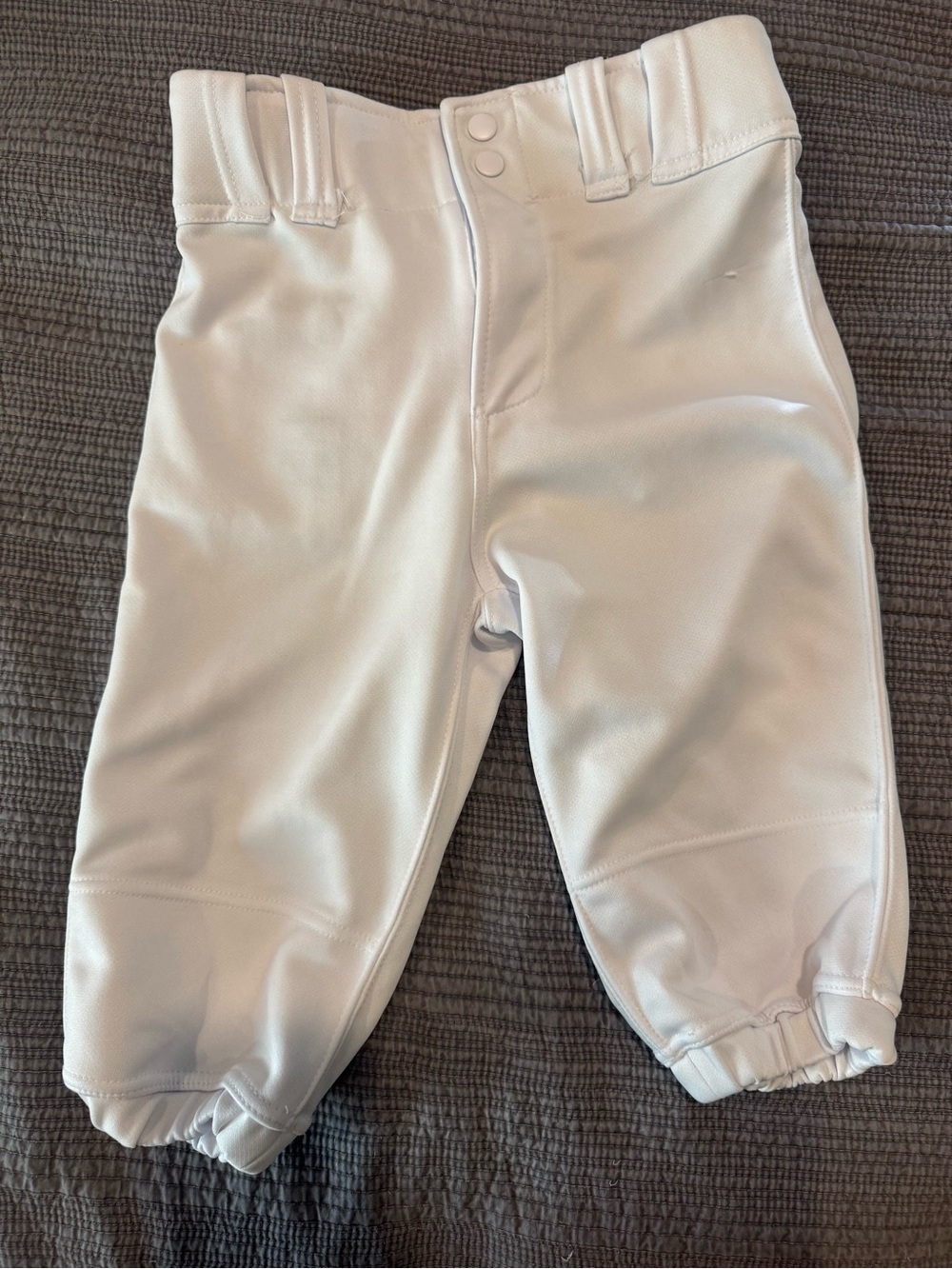 Youth White Knicker Marucci Baseball Pants